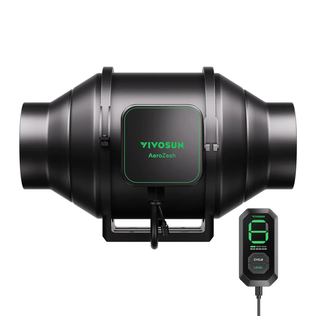 VivoSun - AeroZesh S8 Inline Fan + E12 Controller