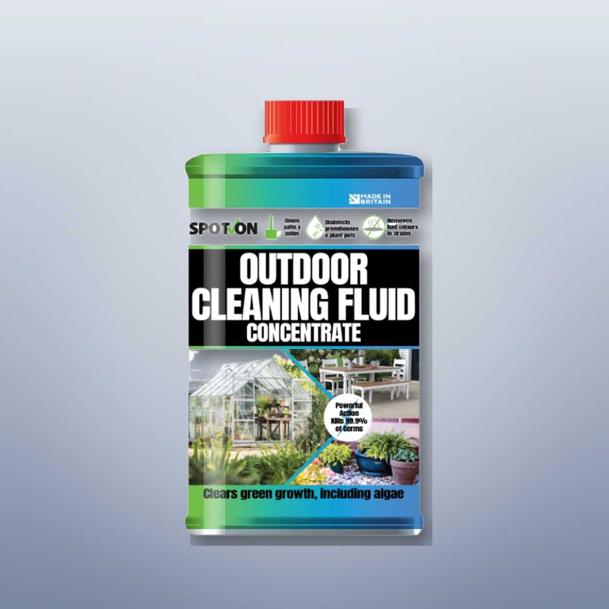 SPOT-ON Outdoor Cleaning Fluid 1L concentrate – single