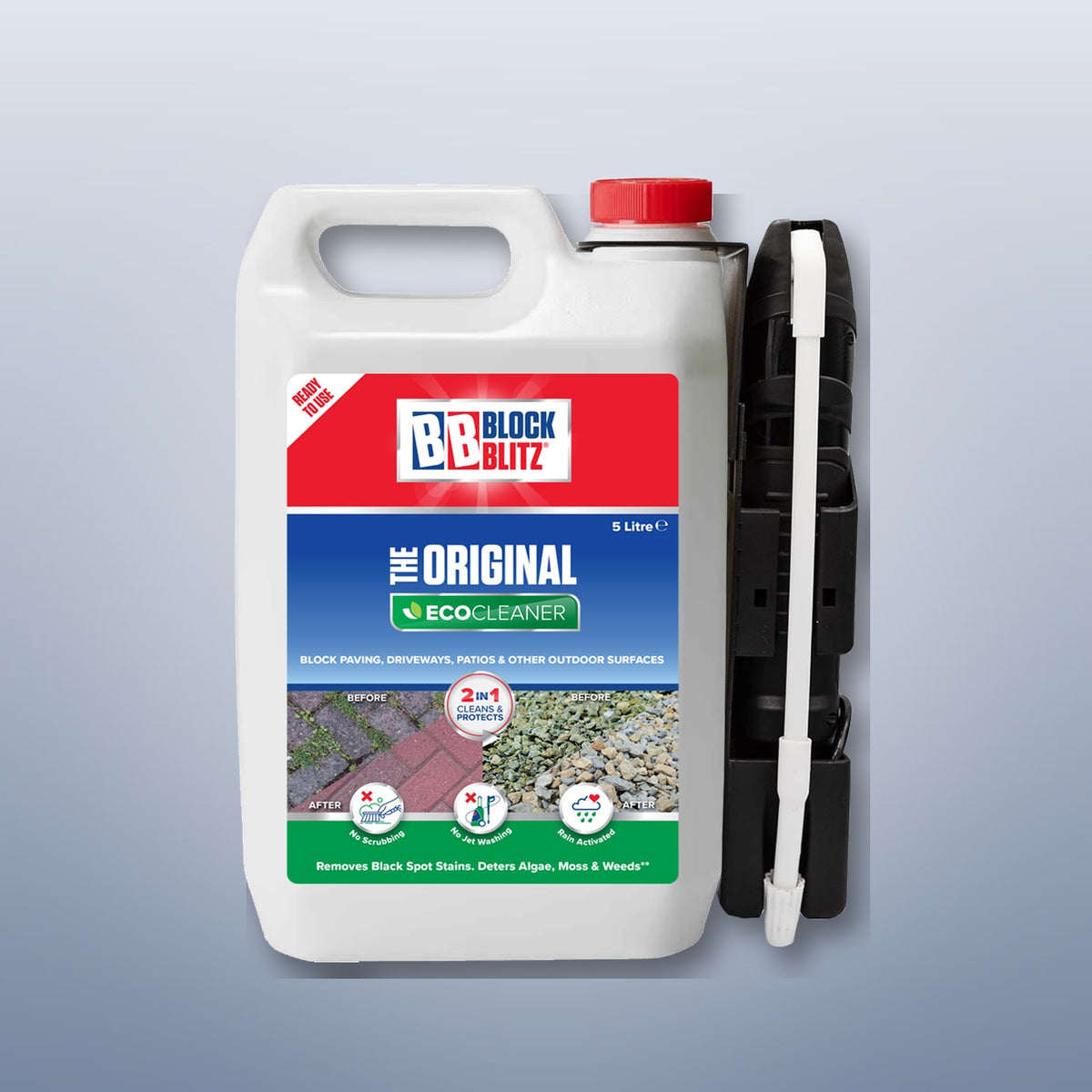 Block Blitz Original Eco Cleaner 5L with electric sprayer – single