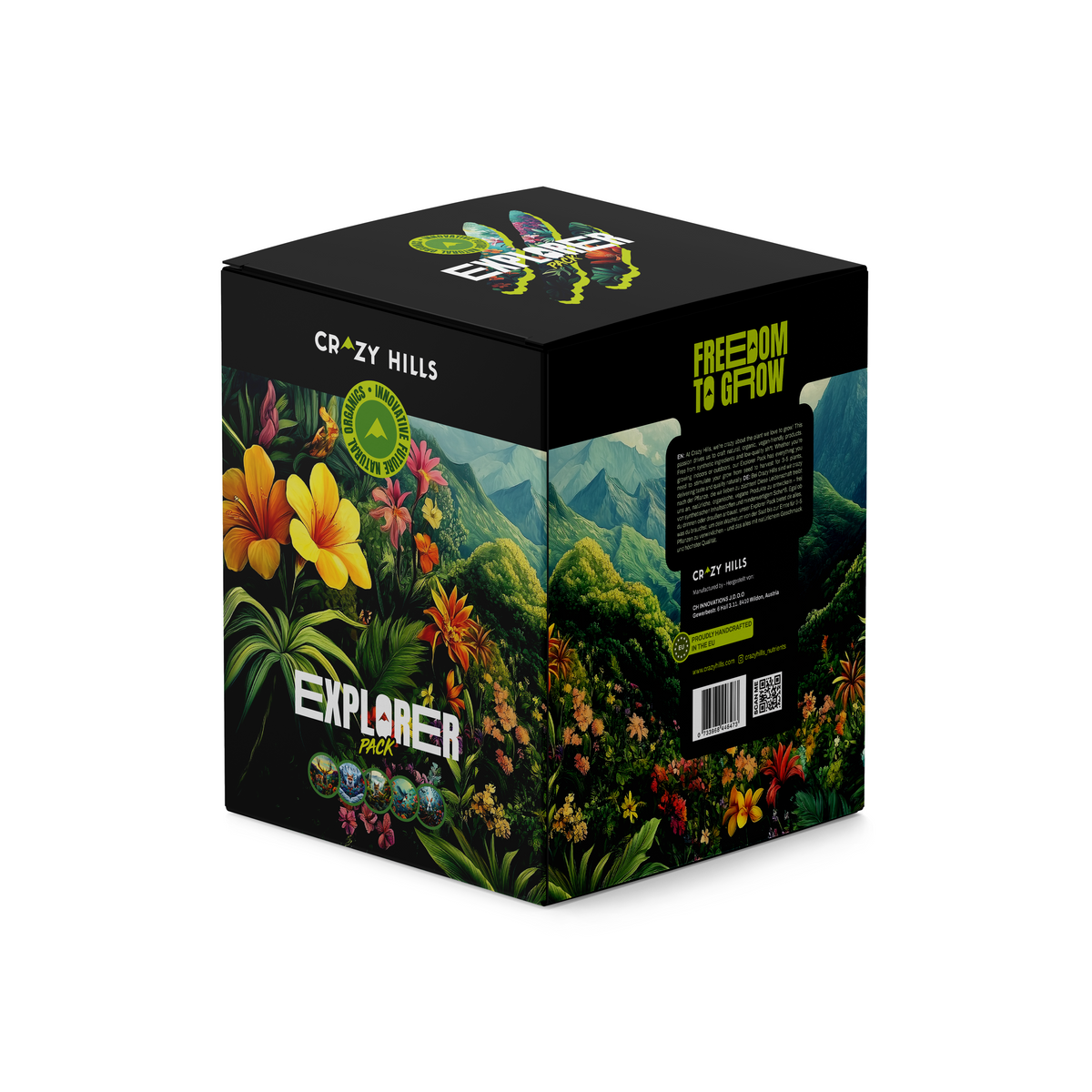 Crazy Hills Explorer Pack complete organic nutrient kit