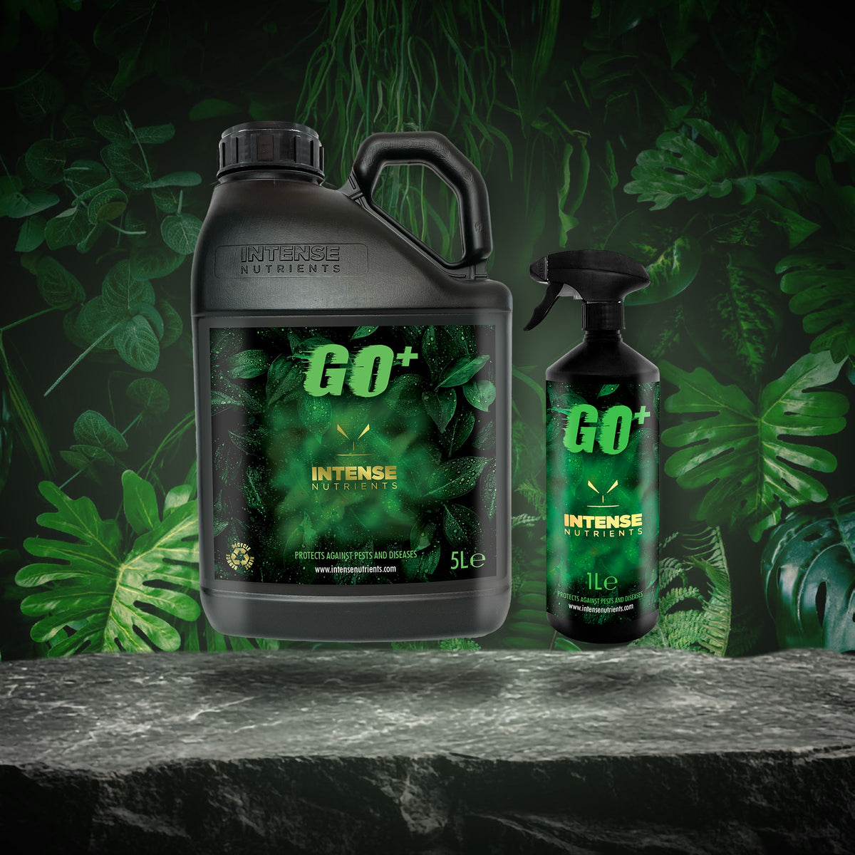 Intense Nutrients Go+ 1 litre spray and 5 litre