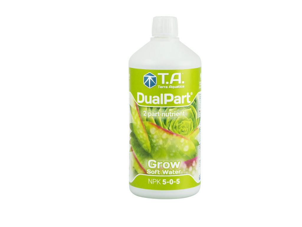 Terra Aquatica DualPart Grow Soft Water two-part base nutrient