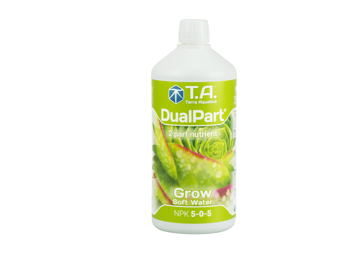 Terra Aquatica DualPart Grow Soft Water two-part base nutrient