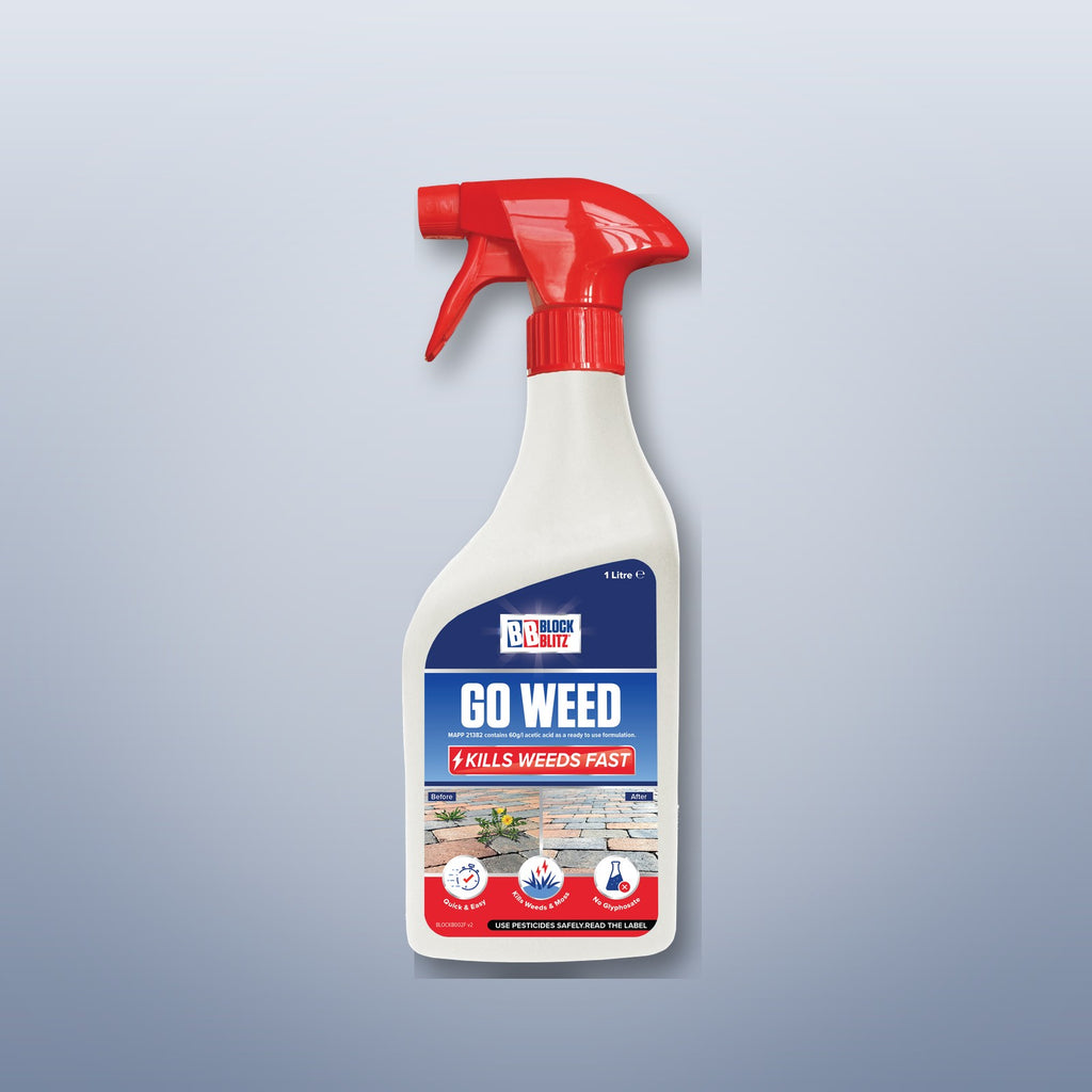 Block Blitz Go Weed 1L ready to use weed killer spray – single