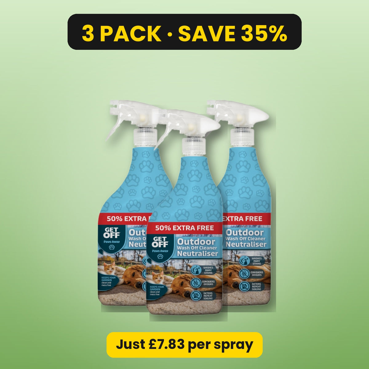 Wash Off Outdoor – 3 pack, save 35%