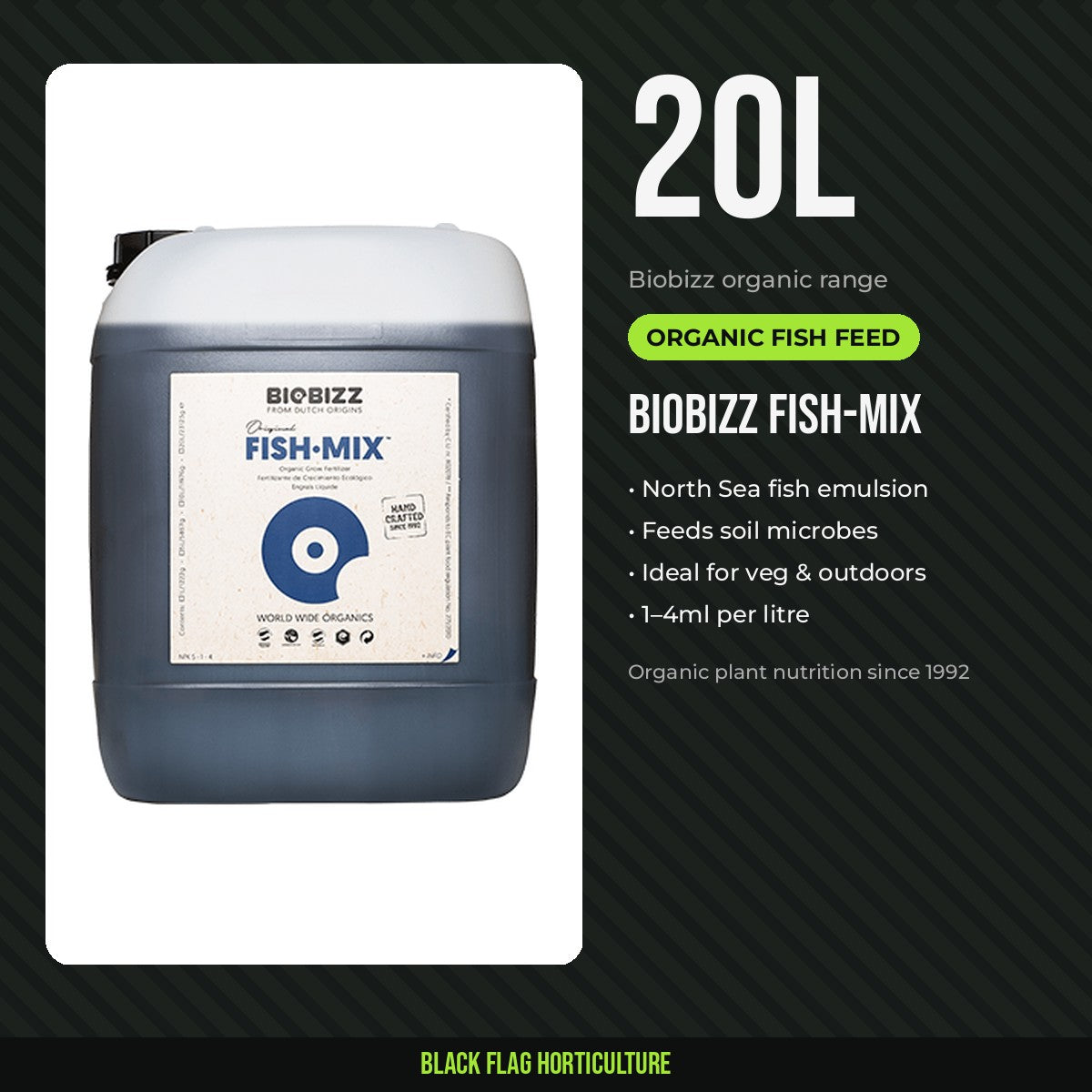 BIOBIZZ Fish-Mix 20 litre