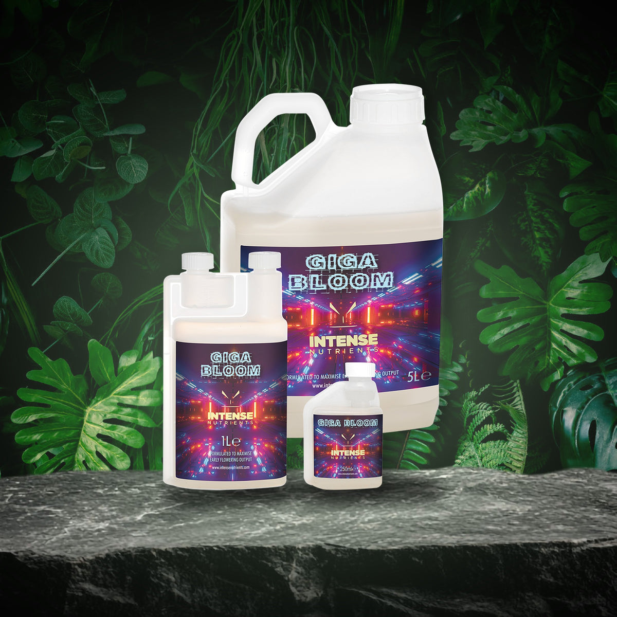 Intense Nutrients Giga Bloom 250ml, 1 litre and 5 litre