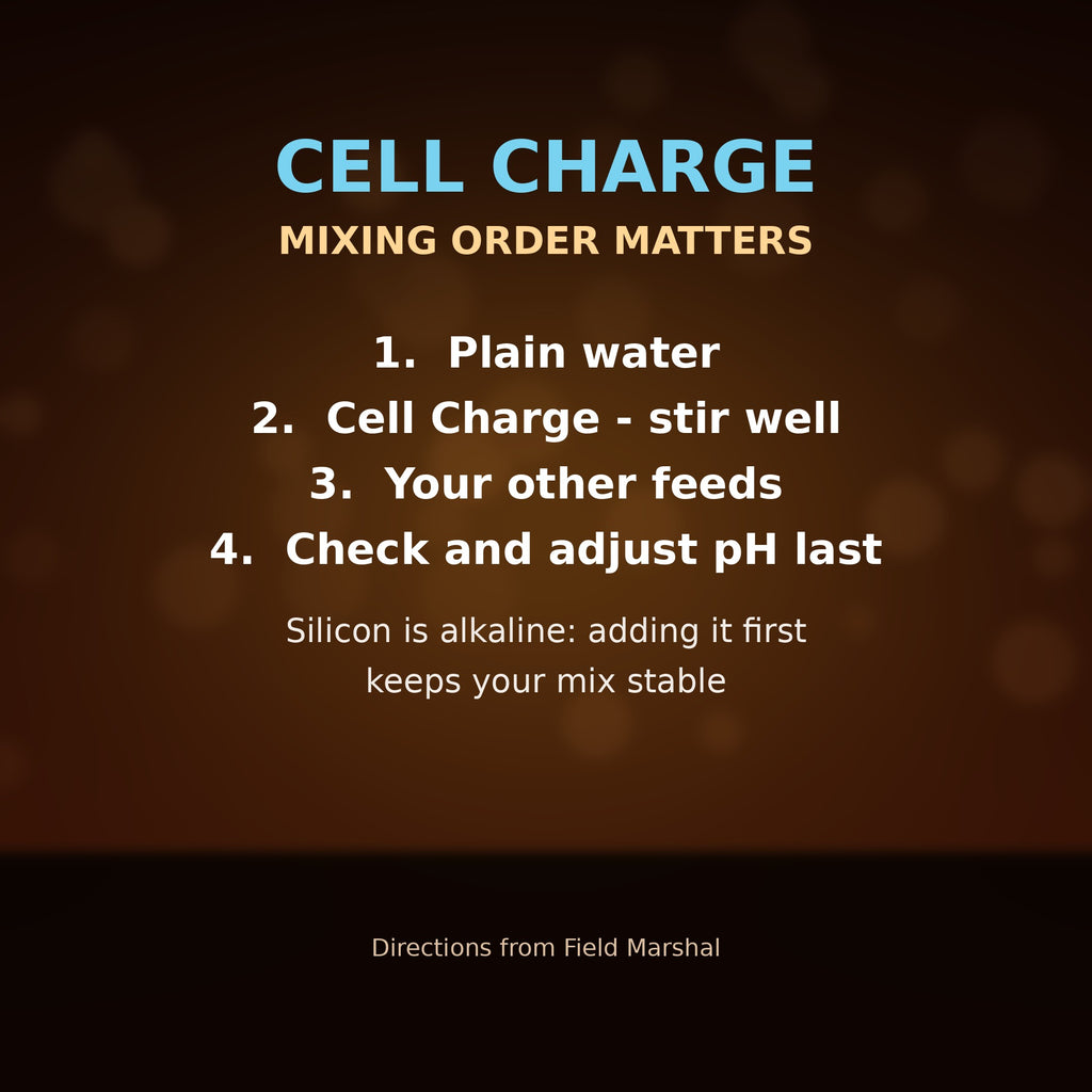 Cell Charge mixing order