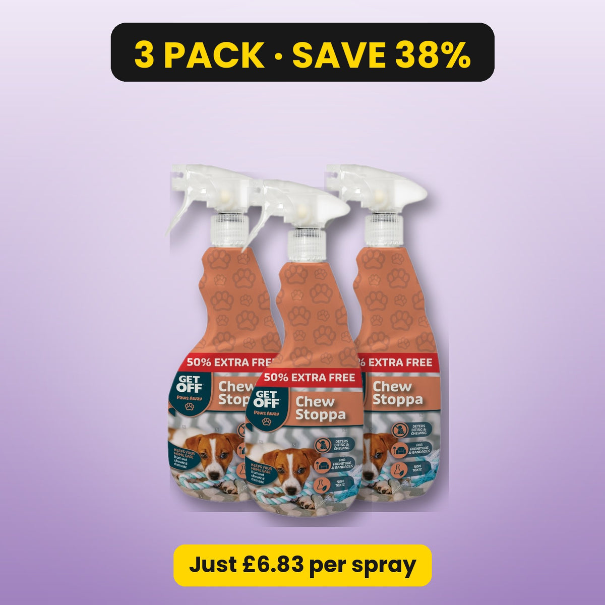 Get Off Chew Stoppa – 3 pack, save 38%