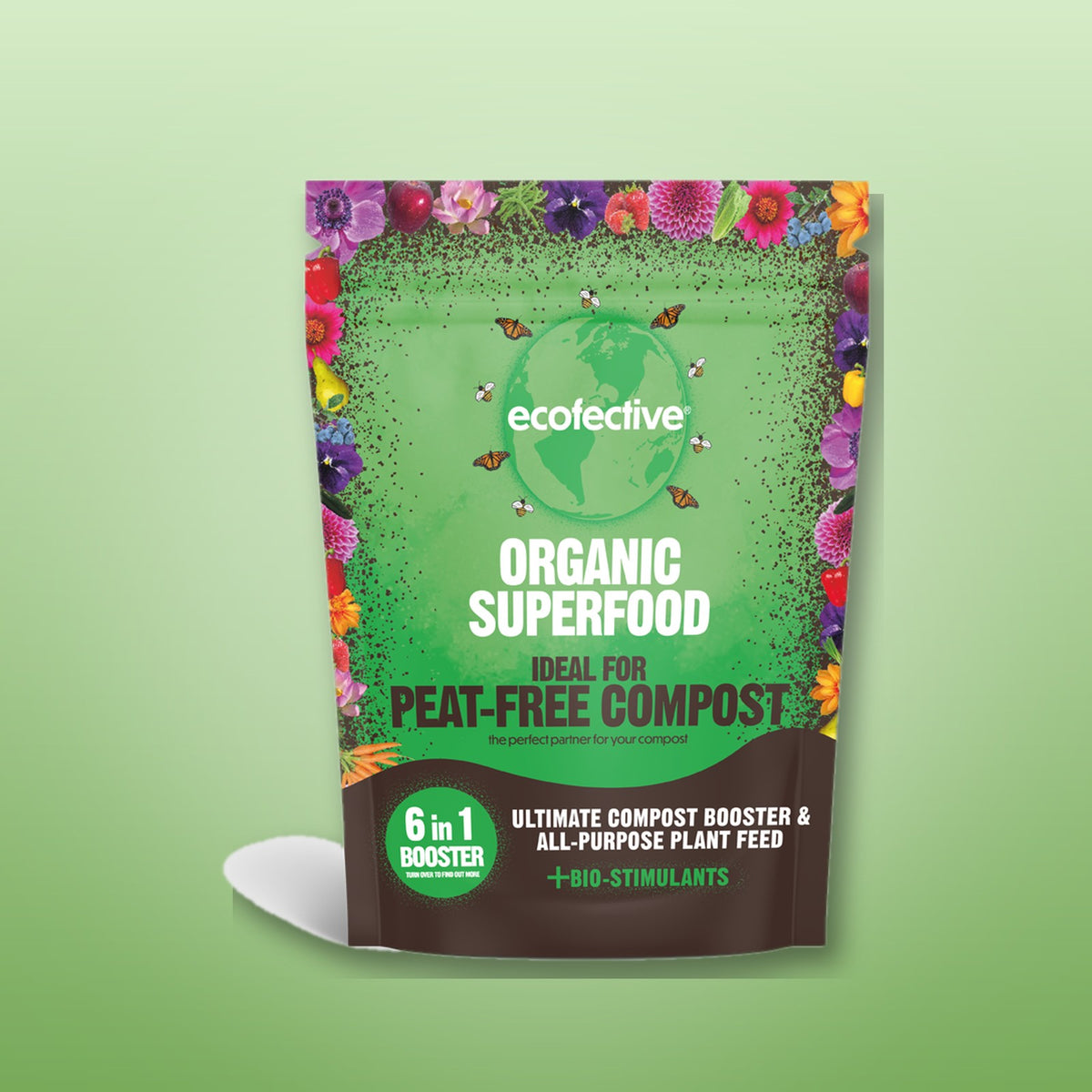 ecofective Organic Superfood for peat-free compost 800g – single