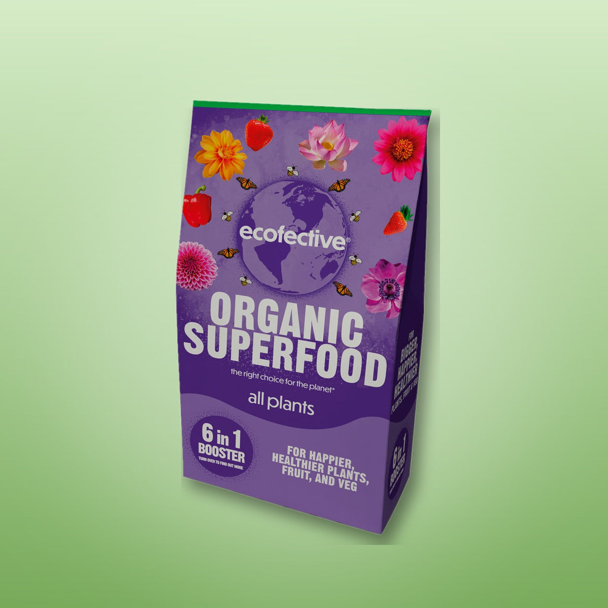 ecofective Organic Superfood all plants pellets 800g – single box