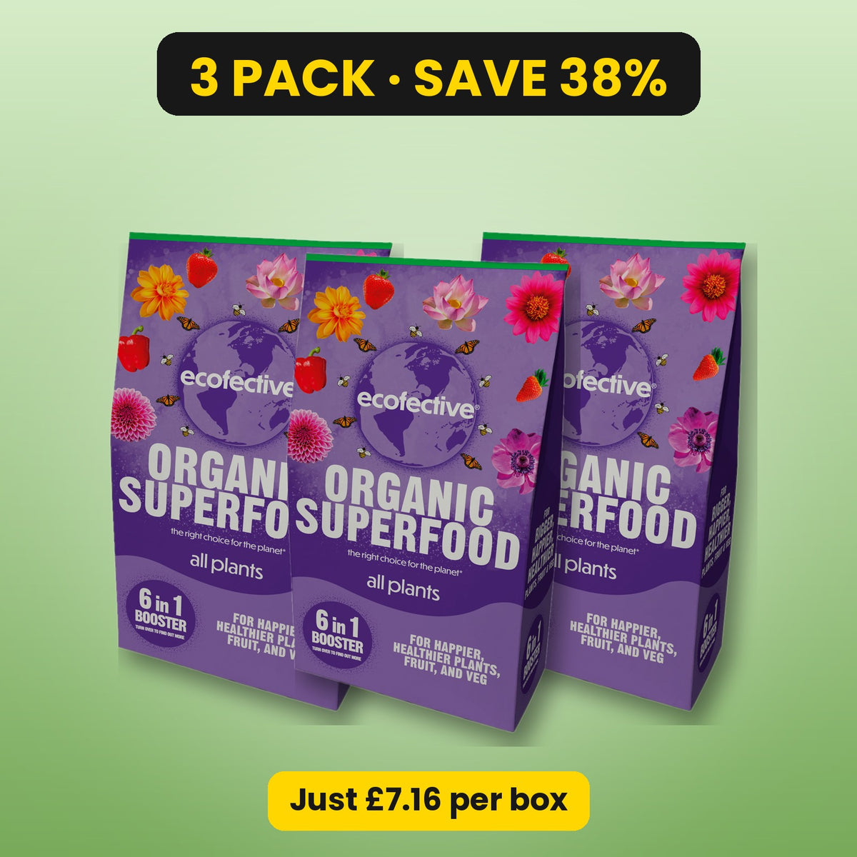 Organic Superfood pellets – 3 pack, save 38%