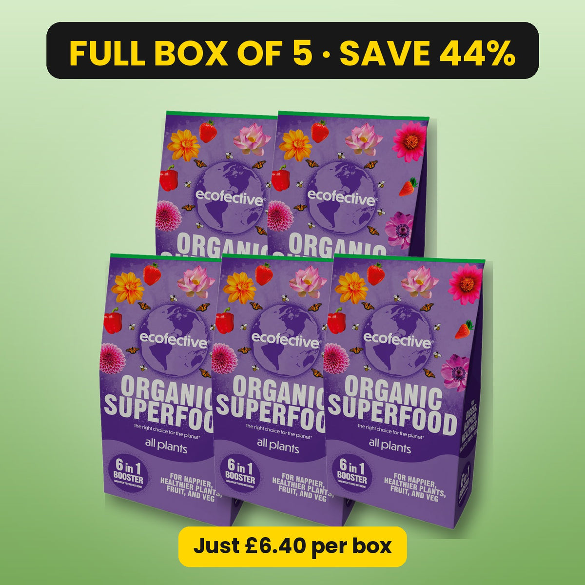Organic Superfood pellets – full box of 5, save 44%