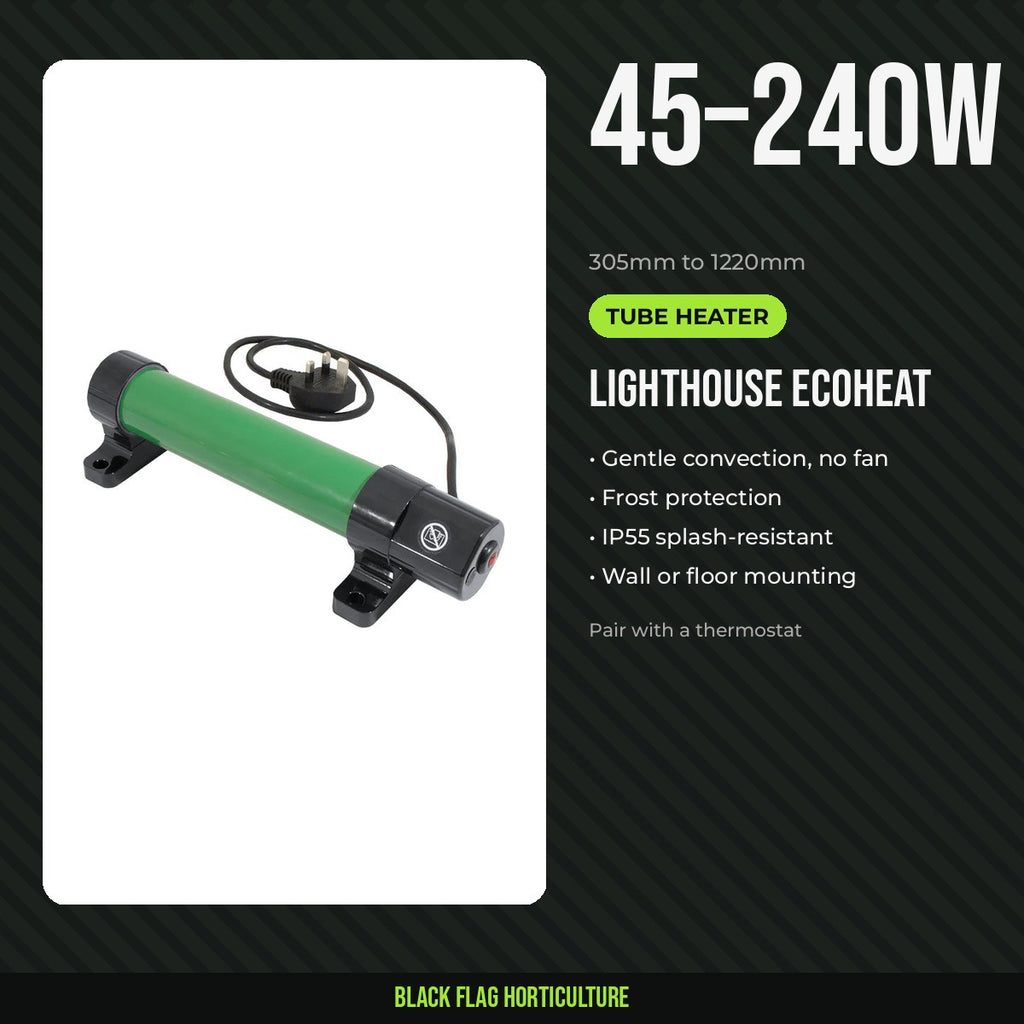 LightHouse ECOHEAT tube heater 45W to 240W