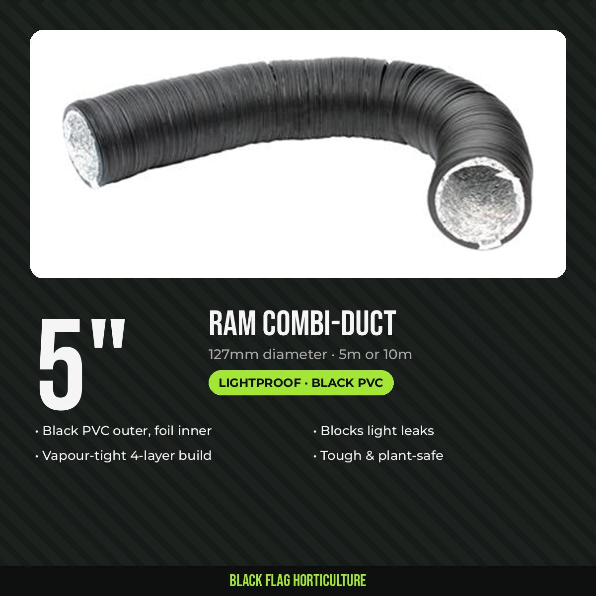 RAM Combi-Duct 5 inch 127mm ducting