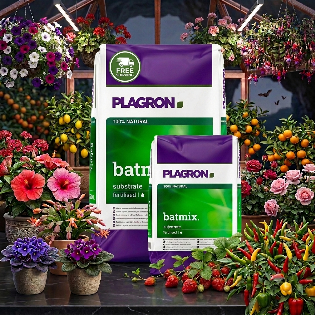 Plagron Batmix - Premium Organic Pre-Fertilized Substrate with Bat Guano