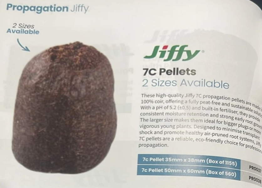 Jiffy 7c Pellet 50mm x 60mm (Box of 560)