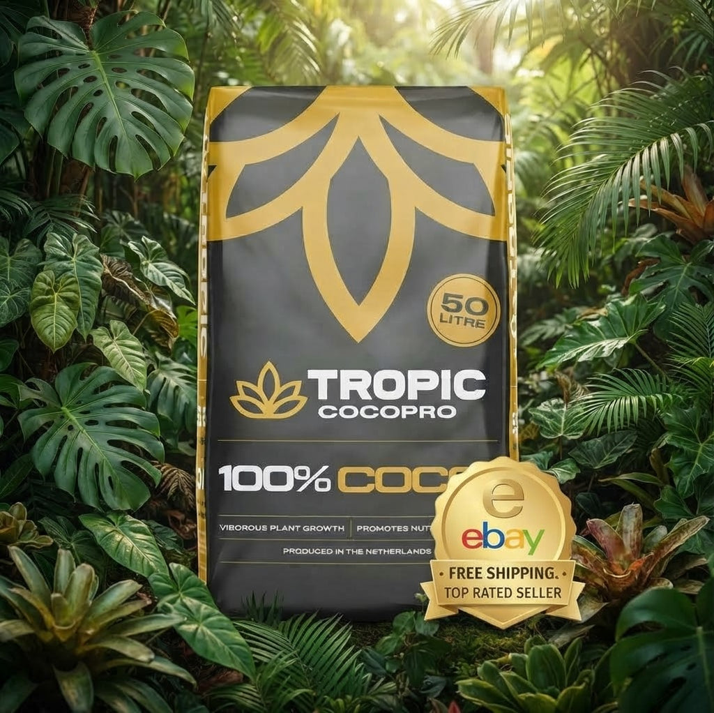 Tropic 100% Coco Pro – Coco Coir Potting Base for Houseplants & DIY Mixes