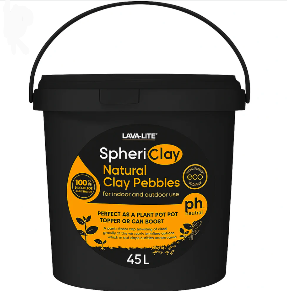 SpheriClay Lava-Lite LECA Clay Pebbles Horticulture Grit Hydroponic Drainage Media