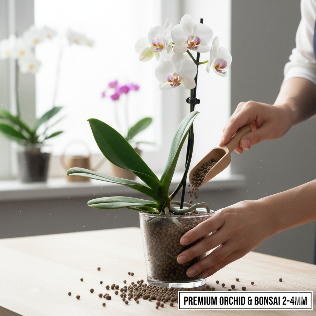 Akadama Alternative: Premium, Sustainable Horticultural Grit Leca for Bonsai (2-4mm)