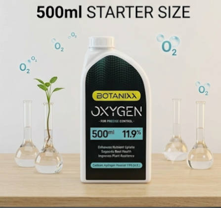 11.9% Hydrogen Peroxide H2O2 - Botanixx Oxygen 1L - Root Rot Treatment