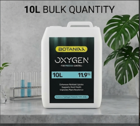 11.9% Hydrogen Peroxide H2O2 - Botanixx Oxygen 1L - Root Rot Treatment