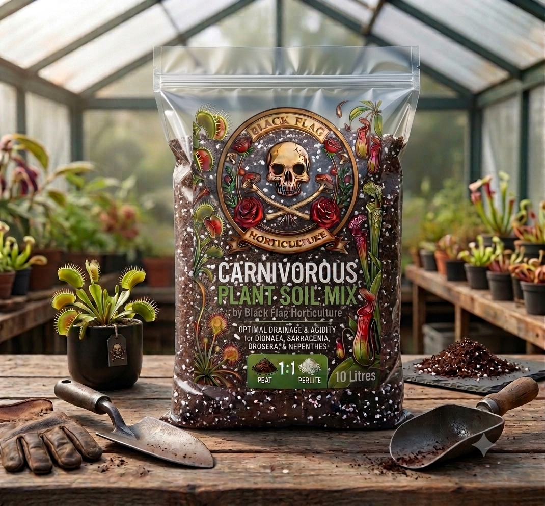 Carnivorous Plant Soil Mix - suitable for Venus Flytraps and Sarracenia