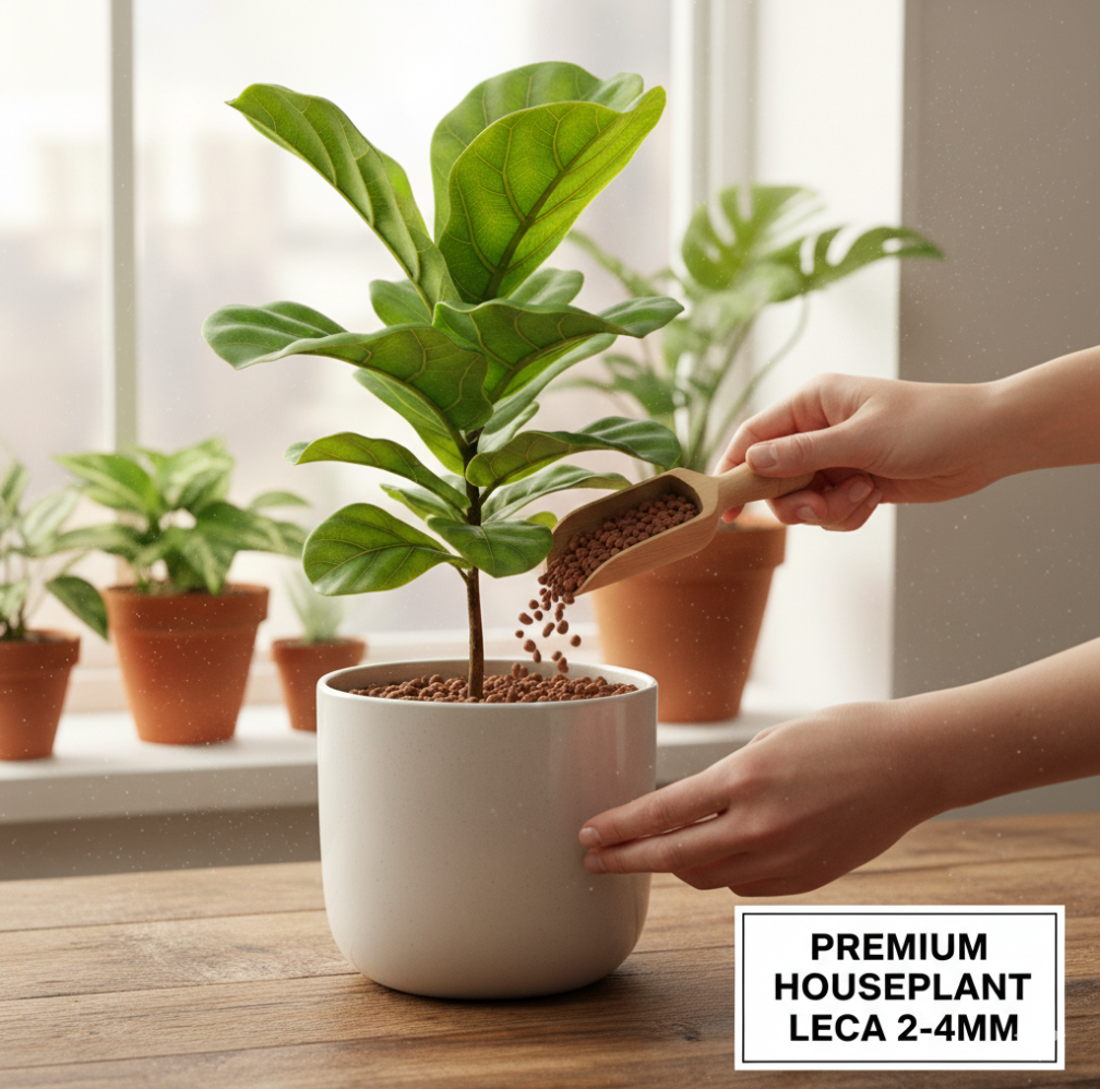 Akadama Alternative: Premium, Sustainable Horticultural Grit Leca for Bonsai (2-4mm)