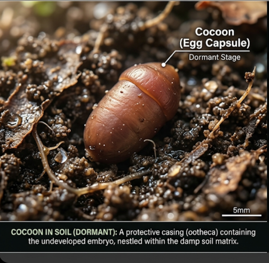 Tiger & Dendra Worm Cocoons - Bio-Active Compost Starter Culture Soil Inoculant