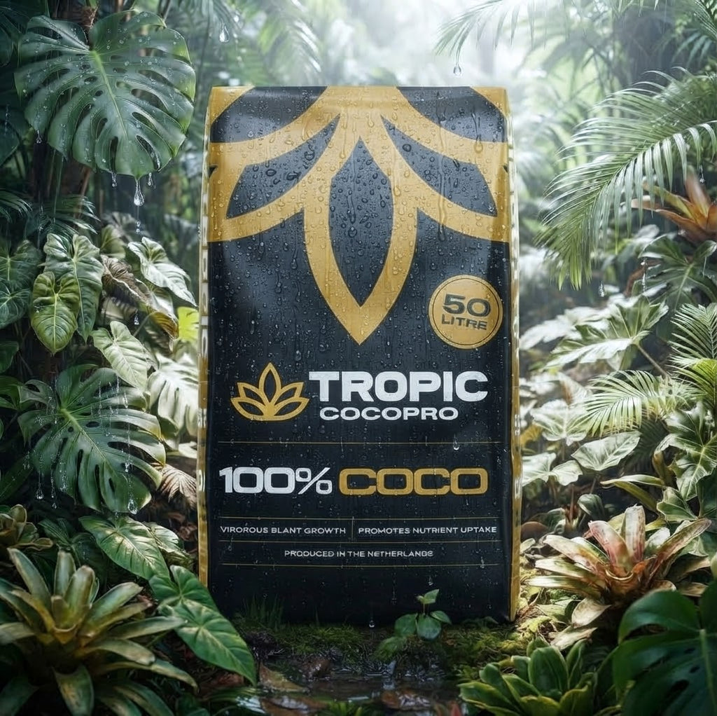Tropic 100% Coco Pro – Coco Coir Potting Base for Houseplants & DIY Mixes