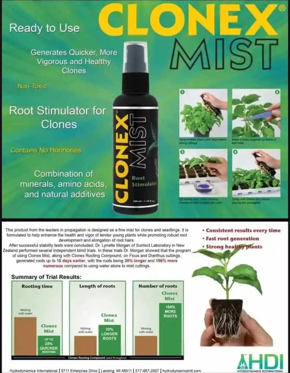 Clonex Mist Concentrate – Growth Technology