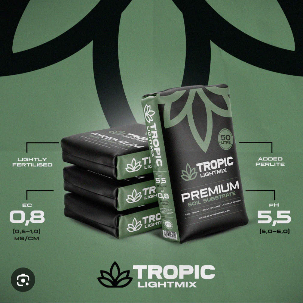 Tropic Lightmix Premium Soil Substrate Peat Based