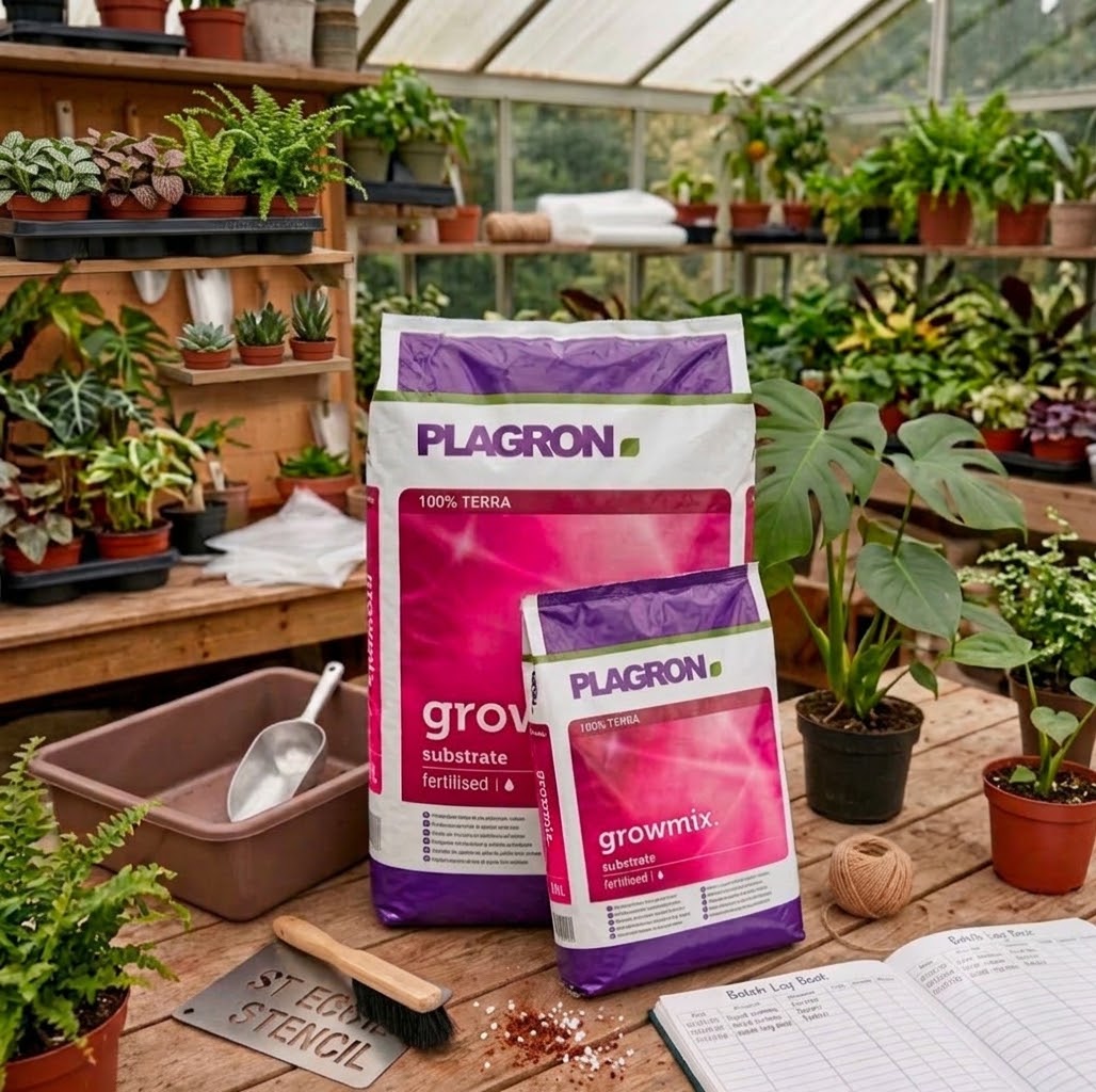Plagron Growmix - Premium Potting Soil with 3-Week Nutrient Boost