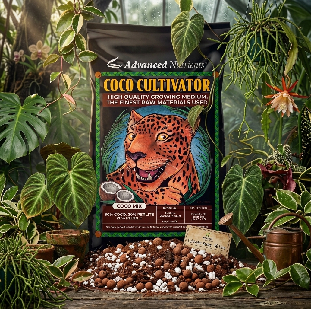Advanced Nutrients: Growing Media - Coco Mix 50 Litre - Cultivator Series (50% Coco / 30% Perlite / 20% Clay Pebbles - 50 Litre)