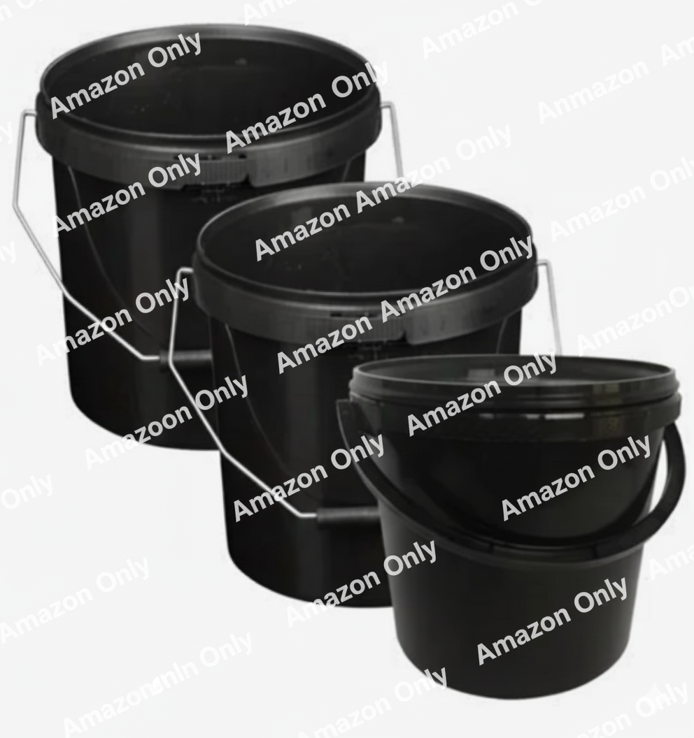 Buckets with Lids Amazon only