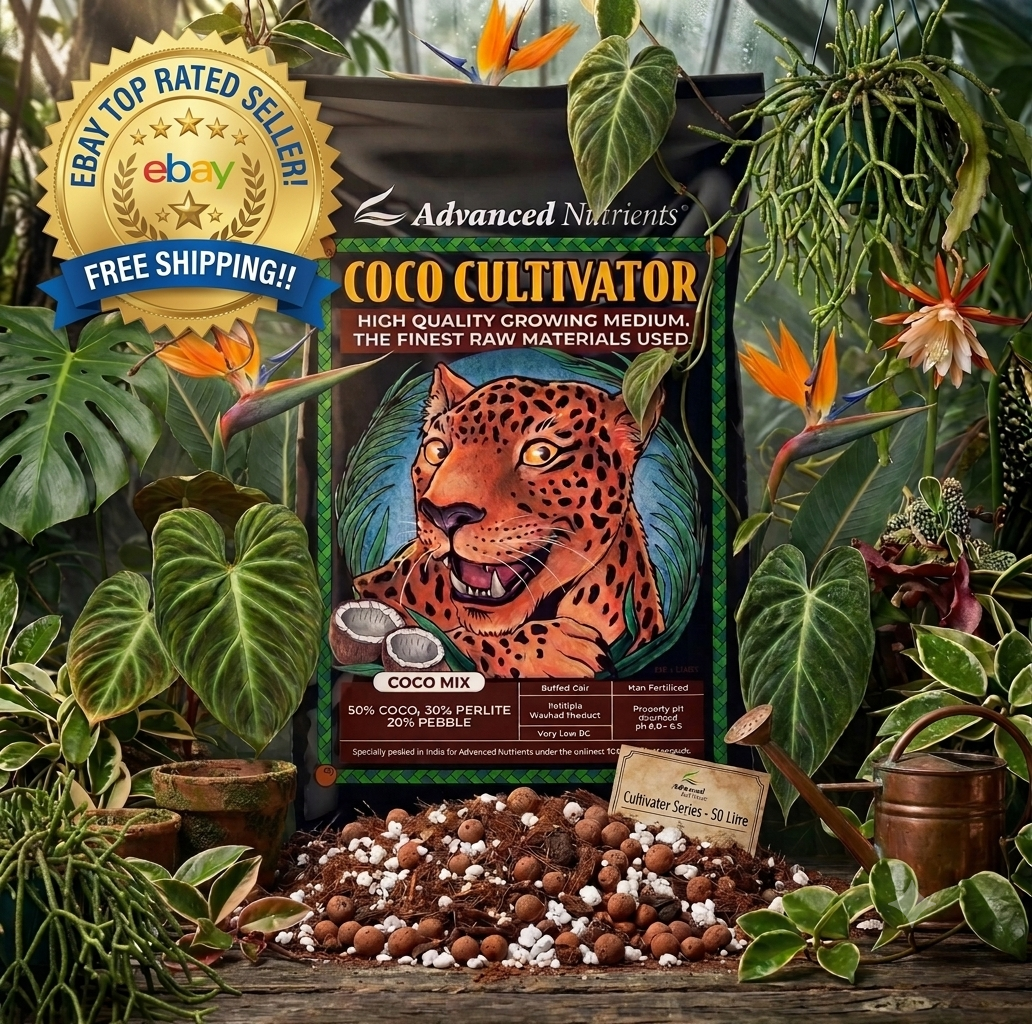 Advanced Nutrients: Growing Media - Coco Mix 50 Litre - Cultivator Series (50% Coco / 30% Perlite / 20% Clay Pebbles - 50 Litre)
