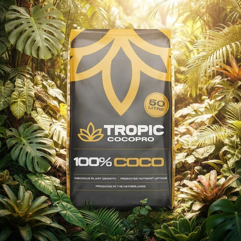 Tropic 100% Coco Pro – Coco Coir Potting Base for Houseplants & DIY Mixes