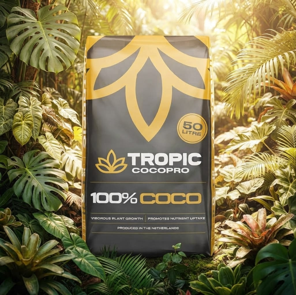 Tropic 100% Coco Pro – Coco Coir Potting Base for Houseplants & DIY Mixes