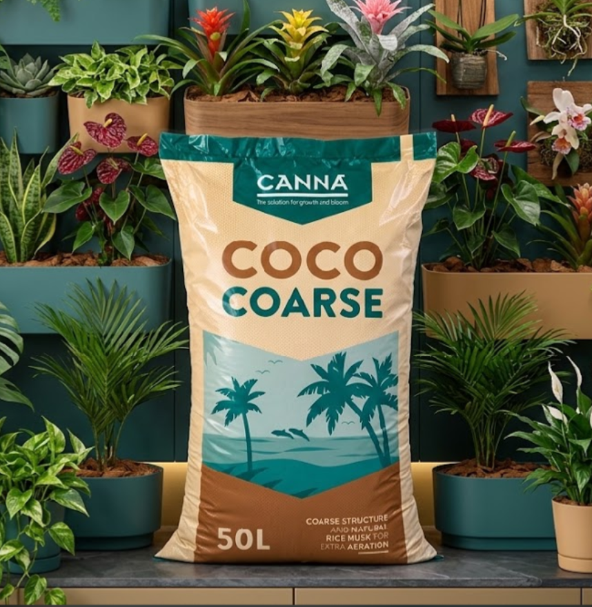 CANNA Coco Coarse – Airy Peat-Free Coco for Monstera & Aroids