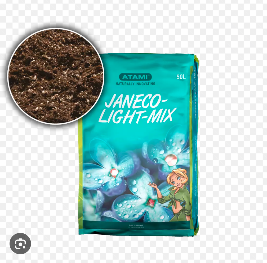 Atami - Janeco-Lightmix 50L: X2 Hydroponics Light Soil Mix Compost Growing Media