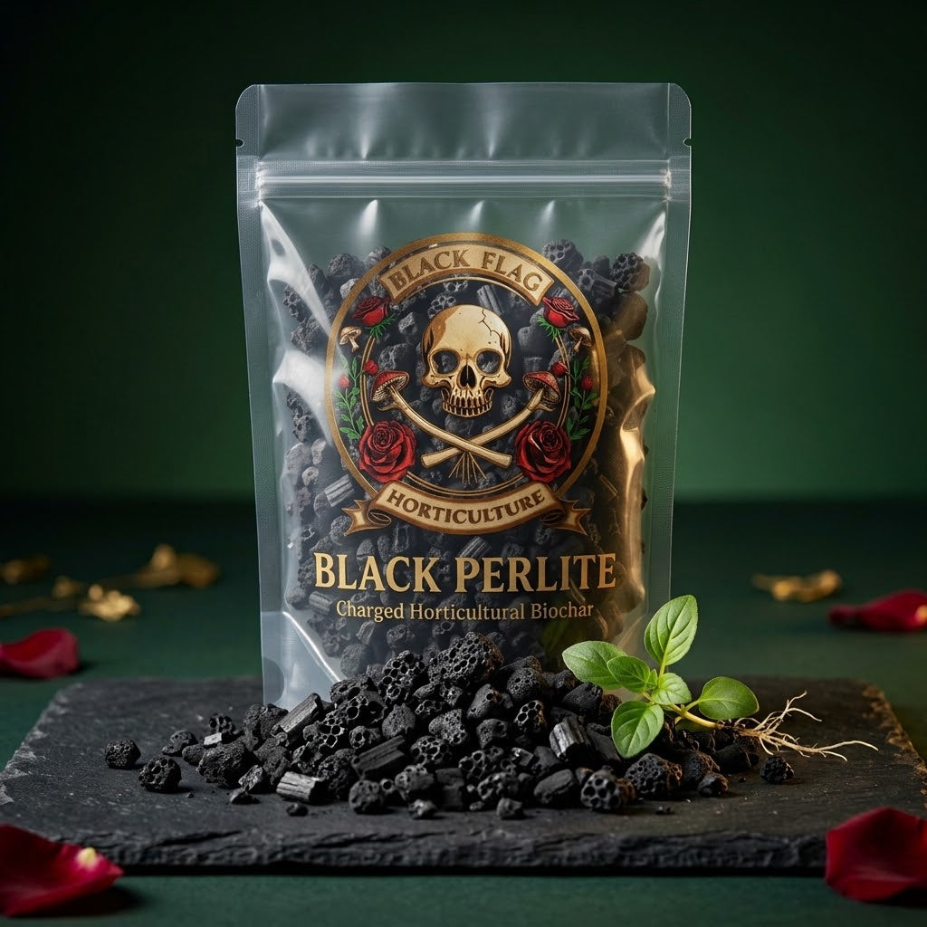 Black Perlite – Charged Horticultural Biochar | Veg, Bloom & Buffered