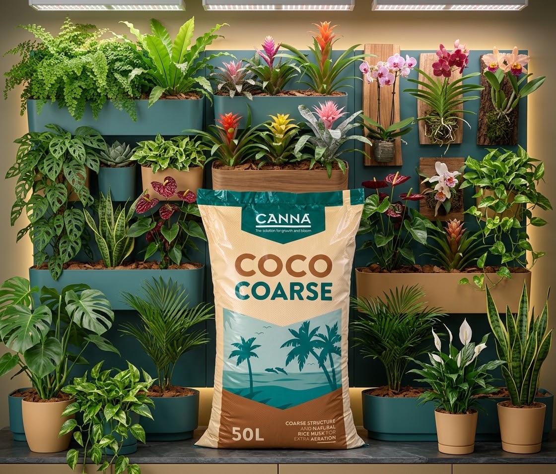 CANNA Coco Coarse – Airy Peat-Free Coco for Monstera & Aroids
