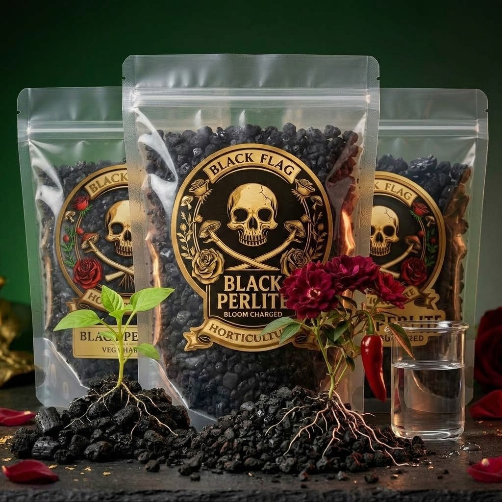 Black Perlite – Charged Horticultural Biochar | Veg, Bloom & Buffered