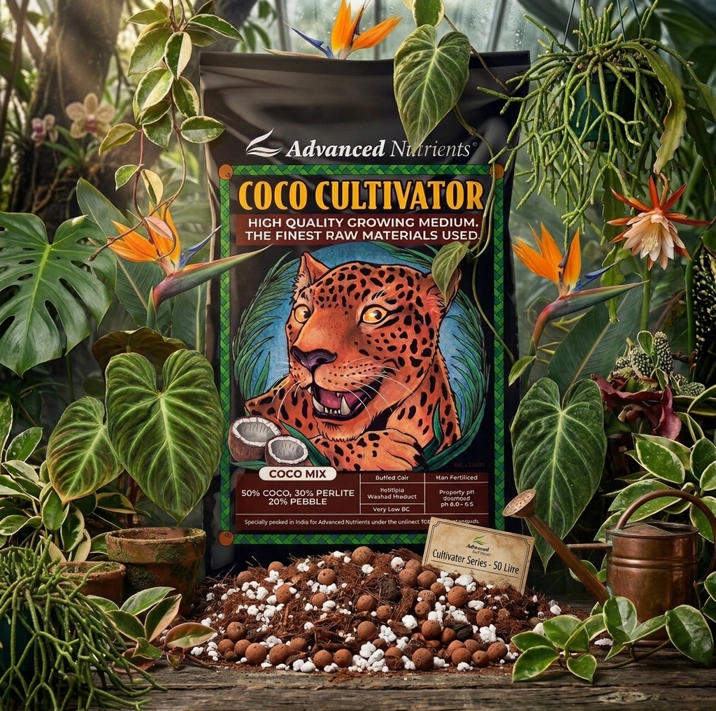 Advanced Nutrients: Growing Media - Coco Mix 50 Litre - Cultivator Series (50% Coco / 30% Perlite / 20% Clay Pebbles - 50 Litre)