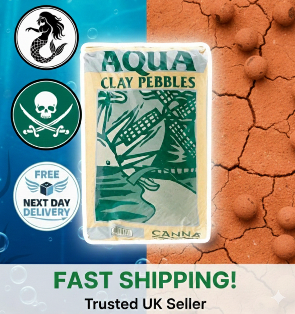 Canna AQUA CLAY PEBBLES 5/10/20/45L Decants Premium Hydroponics Growing Media