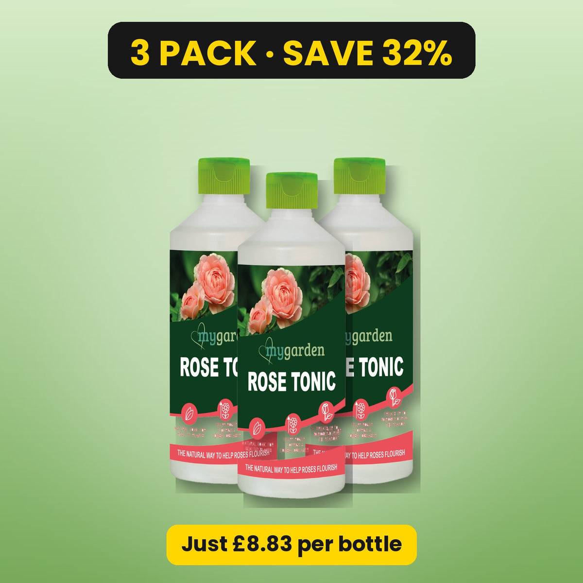 mygarden Rose Tonic – 3 pack, save 32%