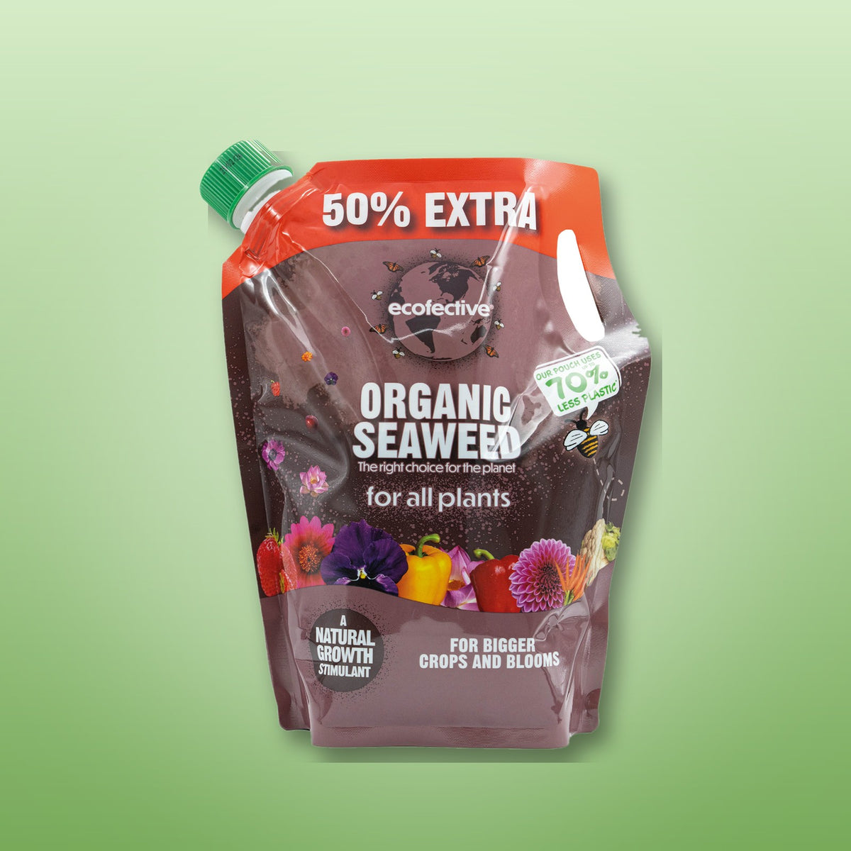 ecofective Organic Seaweed 1.2L concentrate – single pouch