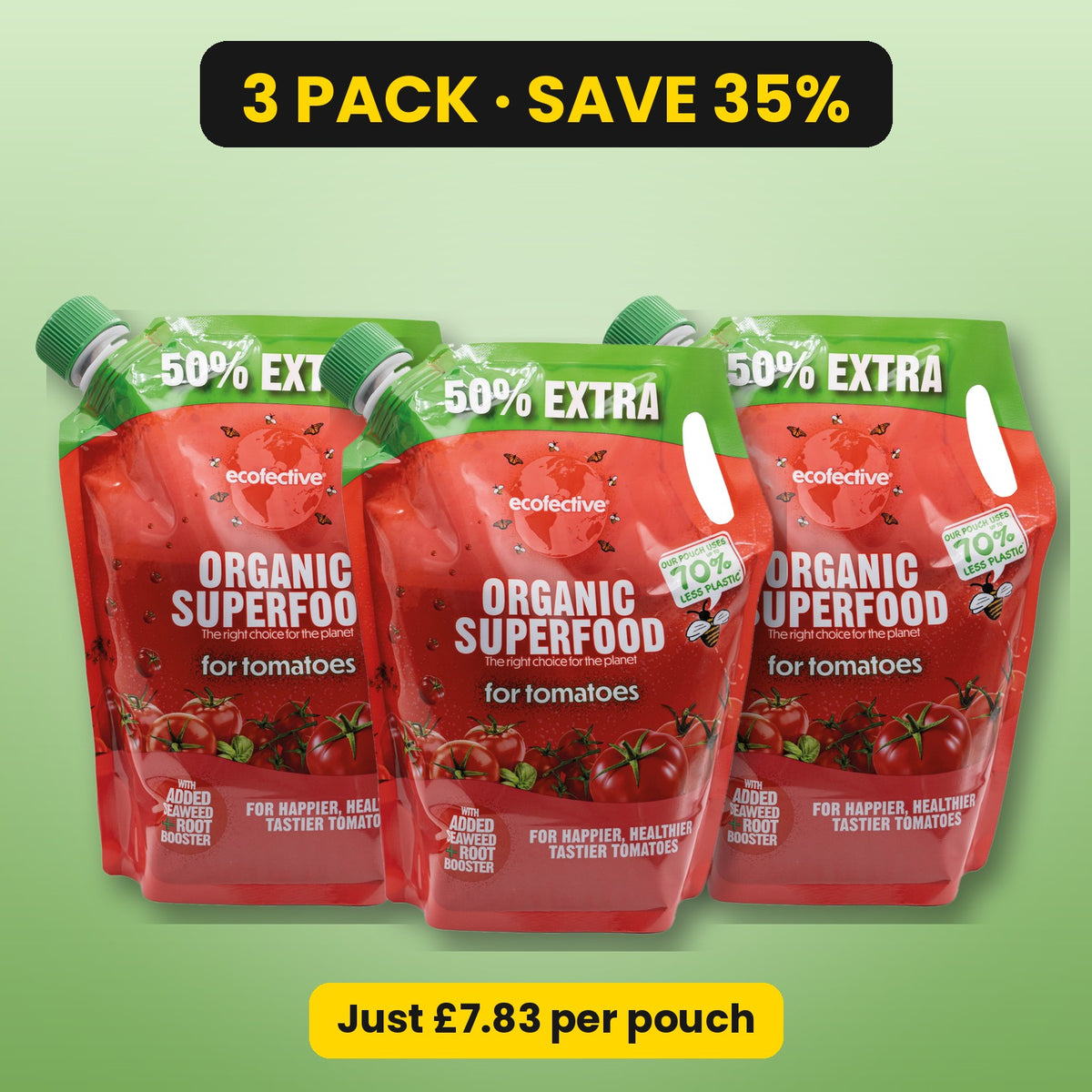 Organic Superfood for Tomatoes – 3 pack, save 35%