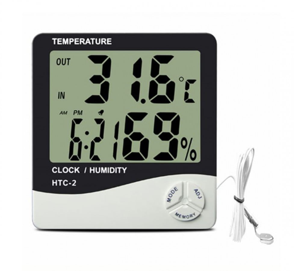 Grow Bitz Thermometer & Hygrometer With Probe