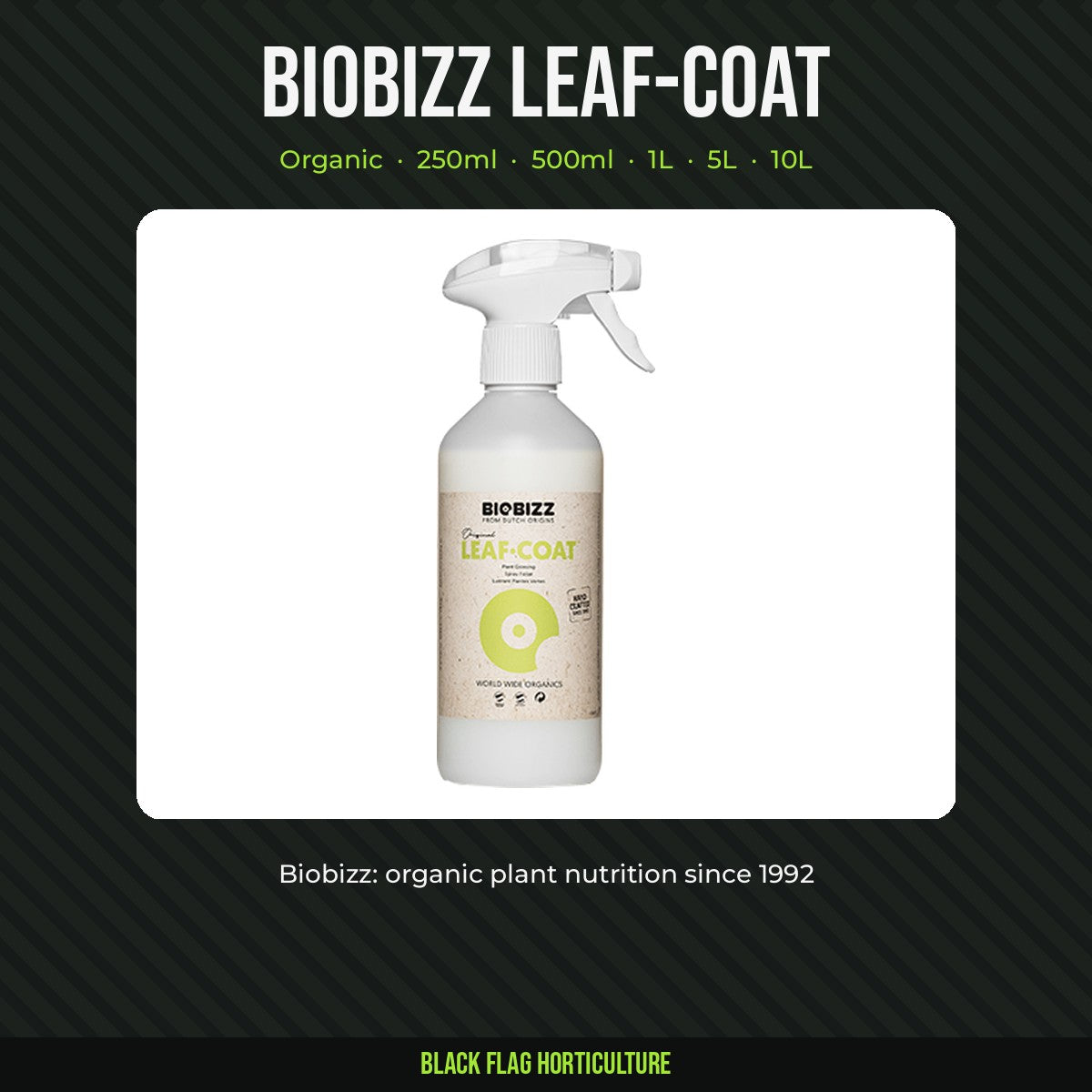 BIOBIZZ Leaf-Coat natural leaf protection spray